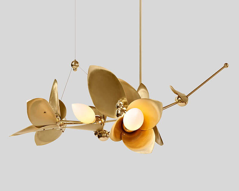 LAUREL BLOSSOM 05 CHANDELIER par Rosie Li