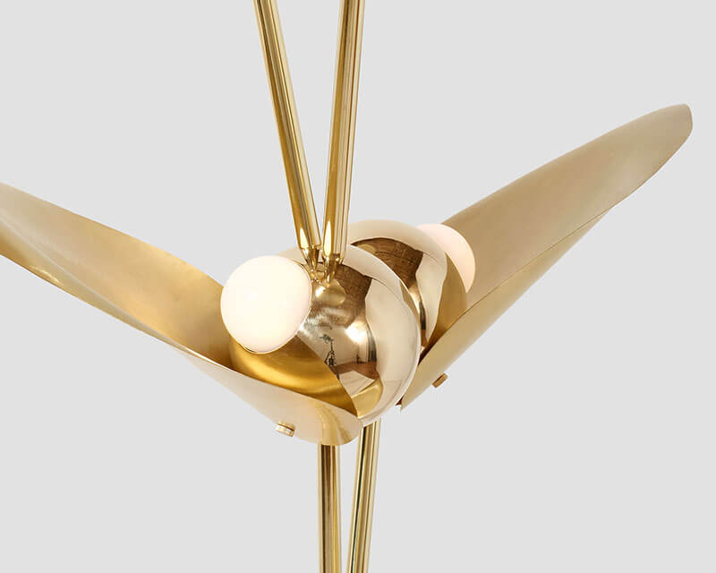 LAUREL LINEAR FLOOR LAMP par Rosie Li