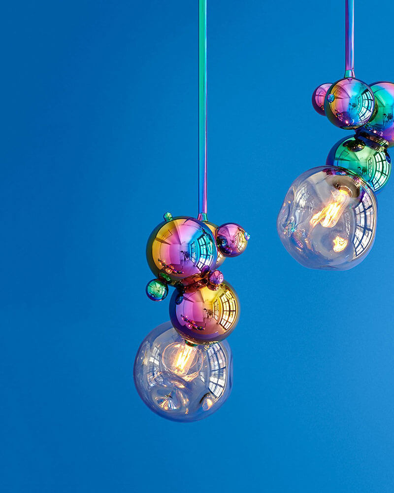 RAINBOW BUBBLY 01 PENDANT WITH GLASS par Rosie Li
