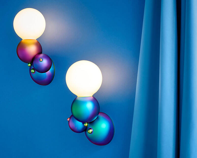 RAINBOW BUBBLY 01 WALLMOUNT par Rosie Li