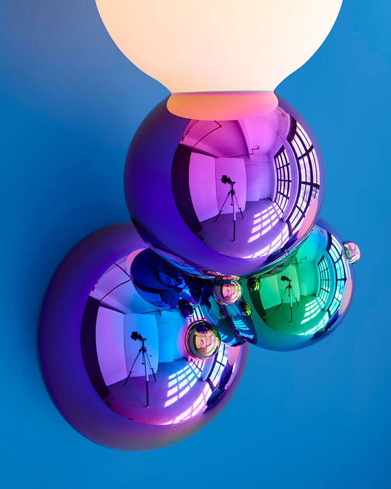 RAINBOW BUBBLY 01 WALLMOUNT par Rosie Li