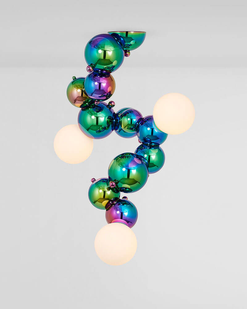 RAINBOW BUBBLY FLUSHMOUNT par Rosie Li