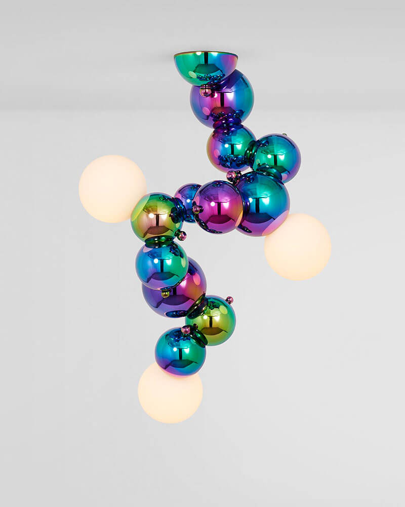 RAINBOW BUBBLY FLUSHMOUNT par Rosie Li