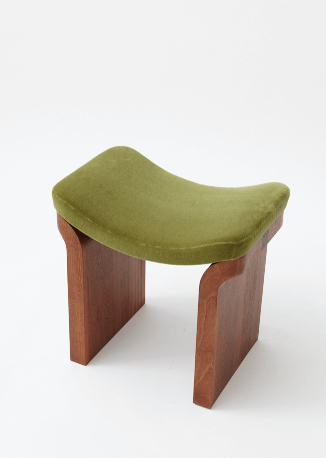 SAPELE RELEVE STOOL par Vonnegut/Kraft